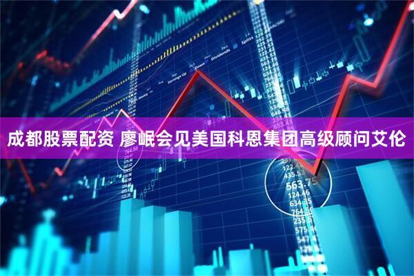 成都股票配资 廖岷会见美国科恩集团高级顾问艾伦